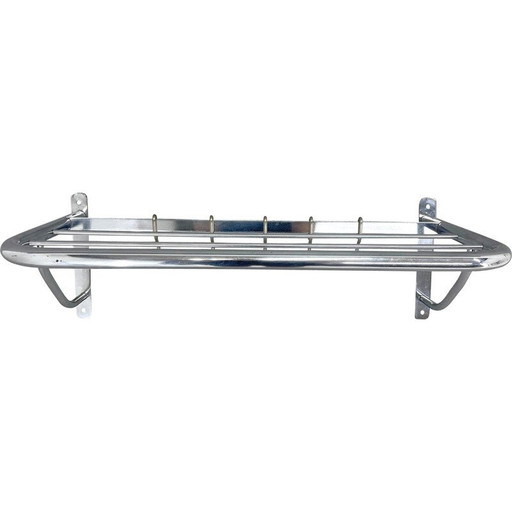 Porte-manteau Bauhaus vintage en chrome, Tchécoslovaquie, années 1930