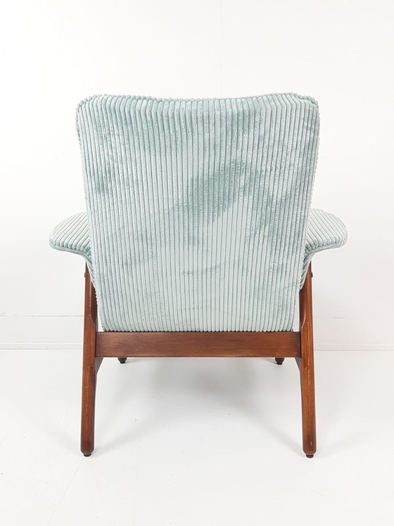 Image 1 of Fauteuil Vintage New Upholstered Light Blue