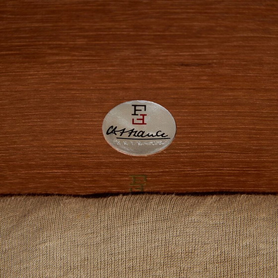 Image 1 of Ensemble de salon vintage en cuir "Senator" par Ole Wanscher pour France et Fils, 1960