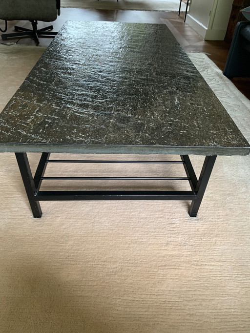 Table basse en ardoise