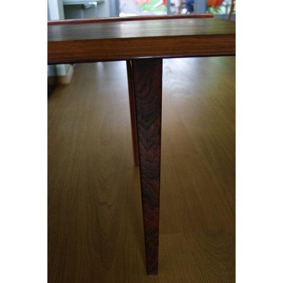 Image 1 of Table basse vintage en bois de rose par Harry Rosengren Hansen pour Brande Mobelindustri, années 1950
