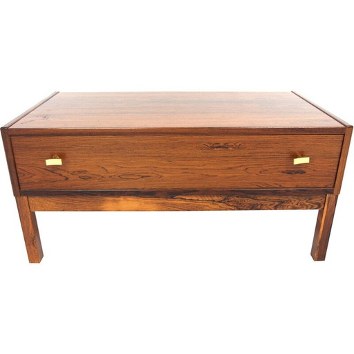 Commode scandinave en bois de rose, Suède 1960