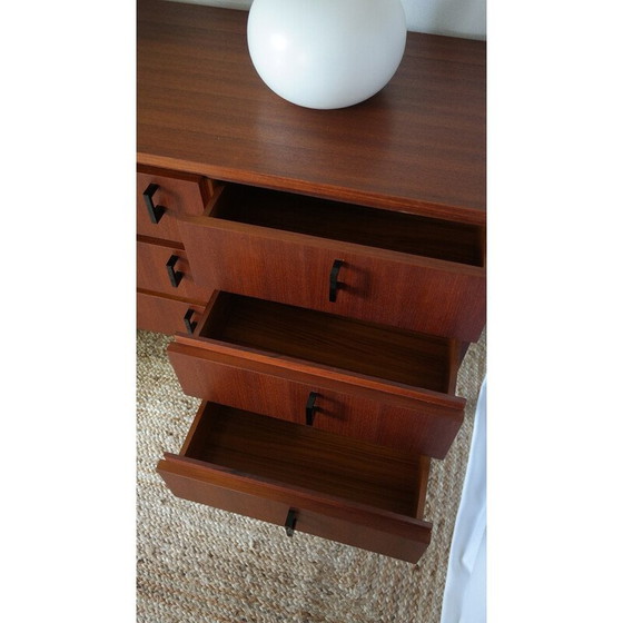 Image 1 of Commode vintage en teck foncé avec 6 tiroirs, Danemark