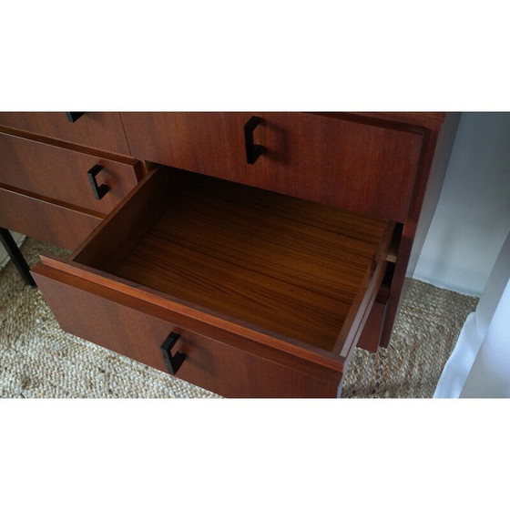 Image 1 of Commode vintage en teck foncé avec 6 tiroirs, Danemark