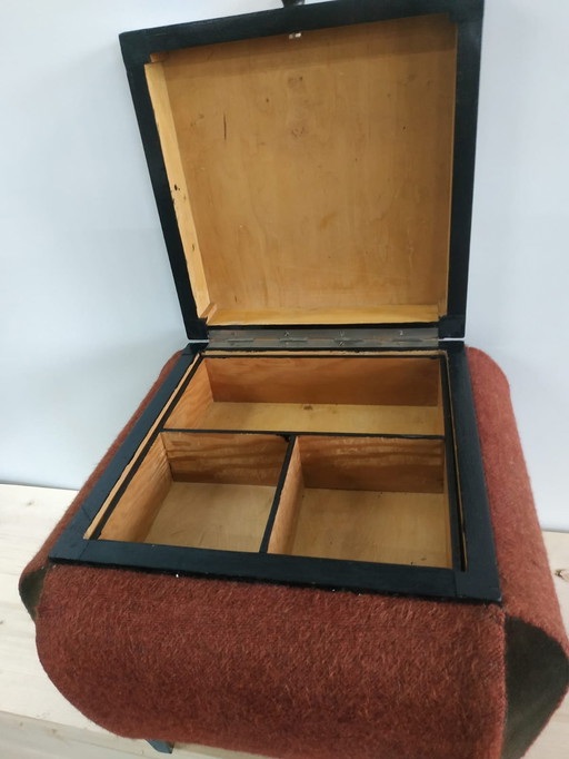 Vintage Art Deco (Style) Sewing Storage Furniture Side Table