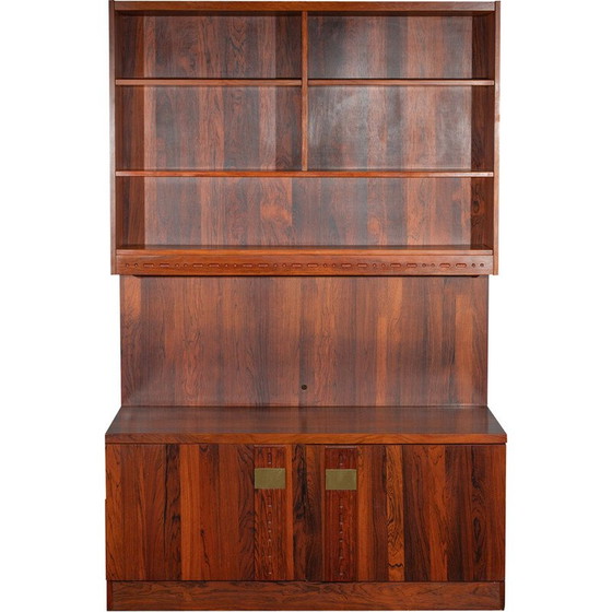 Image 1 of Unité modulaire suédoise vintage en bois de rose par Troeds, 1970