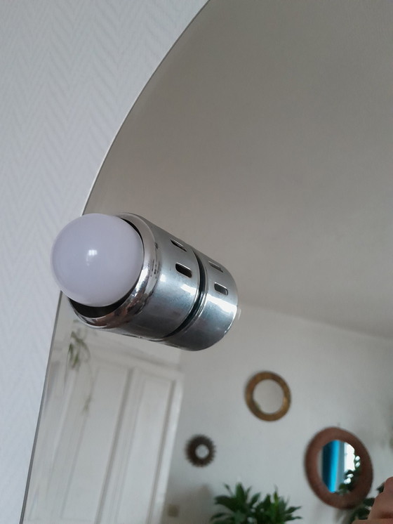 Image 1 of Miroir À Ampoules Vintage Isa Italie 1980 