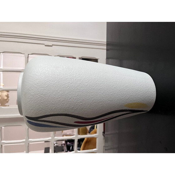 Image 1 of Vase vintage allemand en céramique texturée, 1950