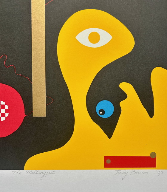 Image 1 of Sérigraphie Trudy Bersma - Le Meltingpot