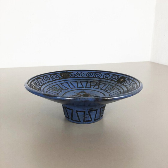 Image 1 of Assiette en céramique vintage par Hans Welling pour Ceramano, Allemagne 1960