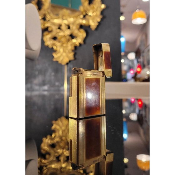 Image 1 of Briquet vintage de luxe plaqué en or jaune pour La Maison S.t. Dupont