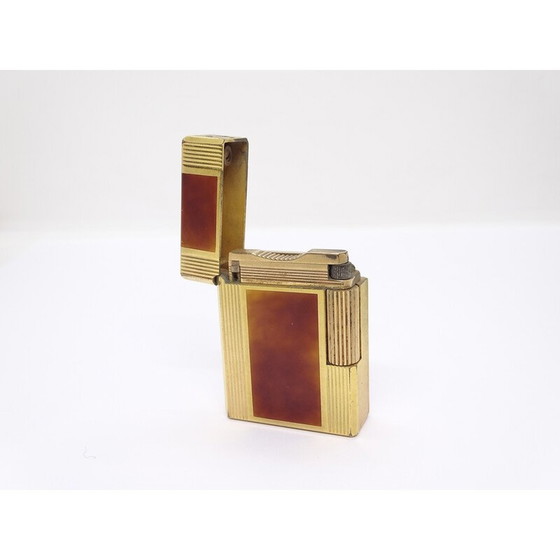 Image 1 of Briquet vintage de luxe plaqué en or jaune pour La Maison S.t. Dupont