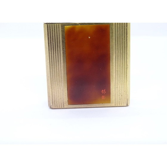 Image 1 of Briquet vintage de luxe plaqué en or jaune pour La Maison S.t. Dupont