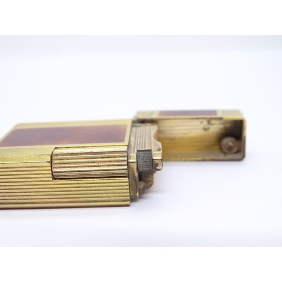 Image 1 of Briquet vintage de luxe plaqué en or jaune pour La Maison S.t. Dupont
