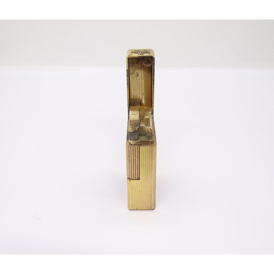 Image 1 of Briquet vintage de luxe plaqué en or jaune pour La Maison S.t. Dupont