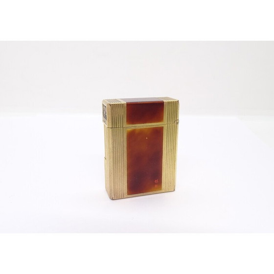Image 1 of Briquet vintage de luxe plaqué en or jaune pour La Maison S.t. Dupont