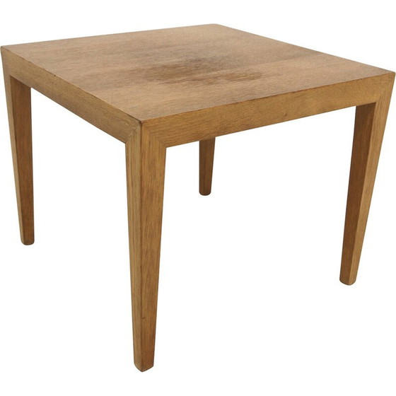 Image 1 of Table basse vintage en chêne par Severin Hansen pour Haslev Møbelfabrik, Danemark 1960
