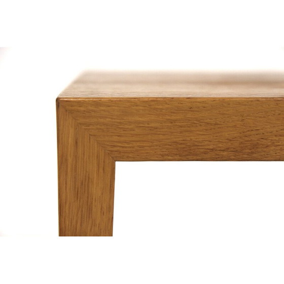 Image 1 of Table basse vintage en chêne par Severin Hansen pour Haslev Møbelfabrik, Danemark 1960