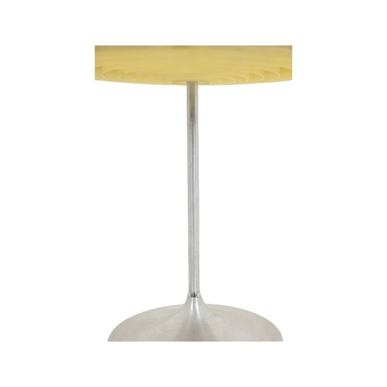 Image 1 of Lampe champignon vintage en acier inoxydable brossé, Allemagne 1970