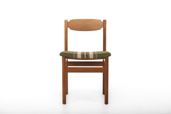 Image 1 of Ensemble de 6 chaises de salle à manger vintage en chêne