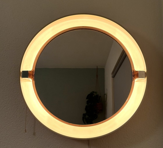 Image 1 of Miroir vintage Allibert avec éclairage