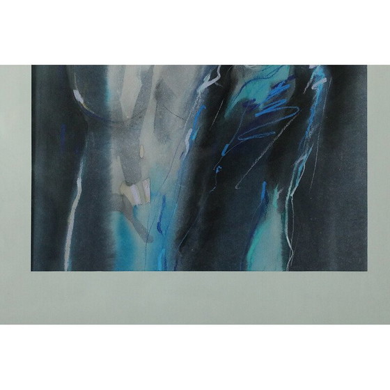 Image 1 of Peinture vintage "Aquarelle" d'Antoni Karwowski, 1992