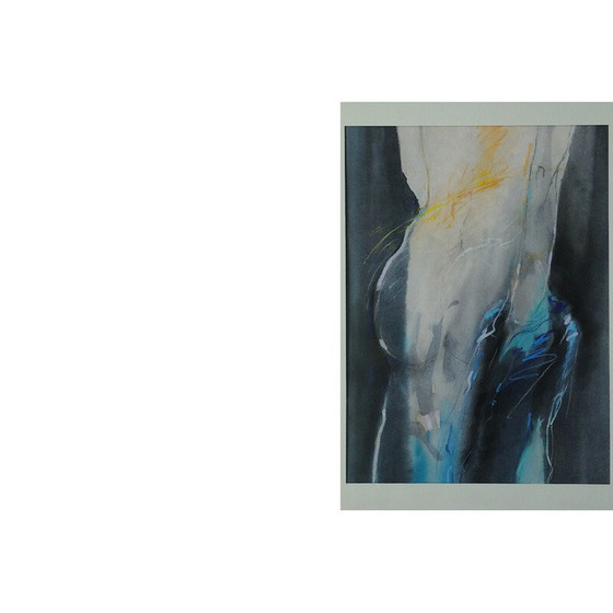 Image 1 of Peinture vintage "Aquarelle" d'Antoni Karwowski, 1992