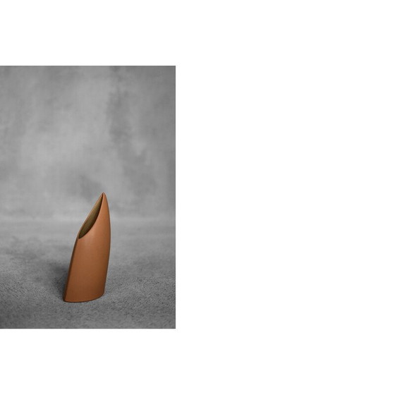 Image 1 of Vase vintage en grès rouge brique pour Asa Selection, Allemagne 1980