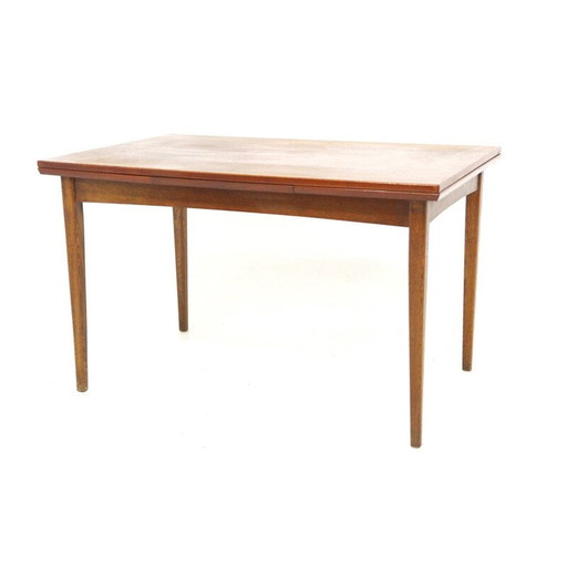 Table de salle à manger vintage avec plateaux rétractables