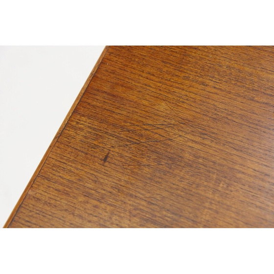 Image 1 of Table de salle à manger vintage avec plateaux rétractables