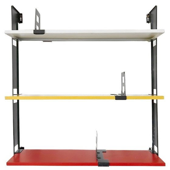 Image 1 of Etagère murale en acier de poche Tomado Dekker Van Mieren 1970