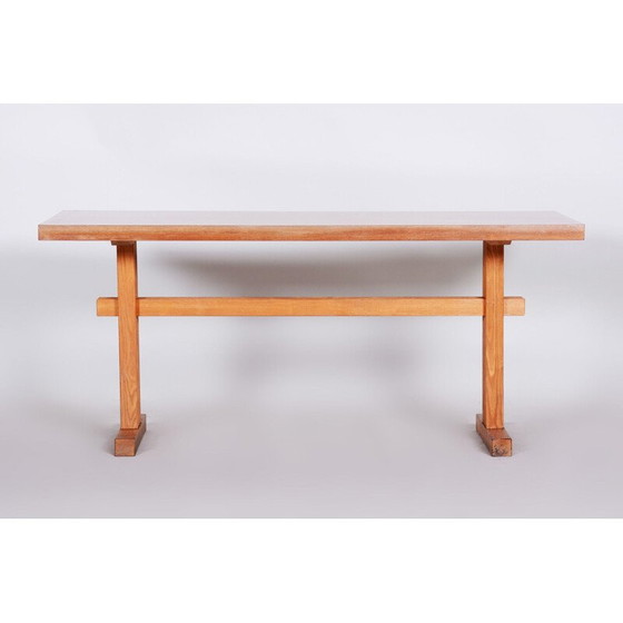 Image 1 of Table basse vintage en hêtre et palissandre par Dřevopodnik Holešov, Tchécoslovaquie 1960