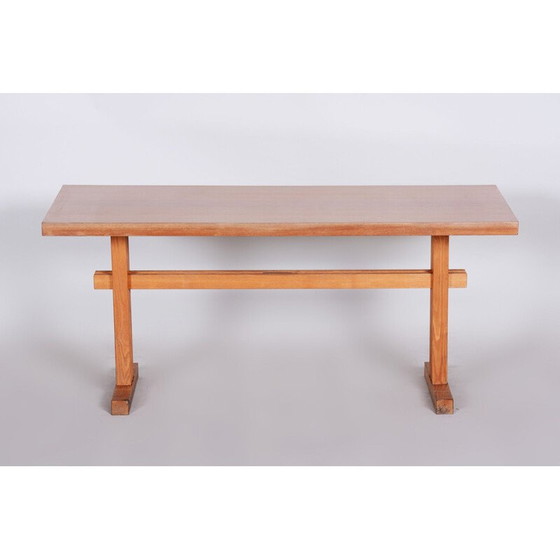 Image 1 of Table basse vintage en hêtre et palissandre par Dřevopodnik Holešov, Tchécoslovaquie 1960