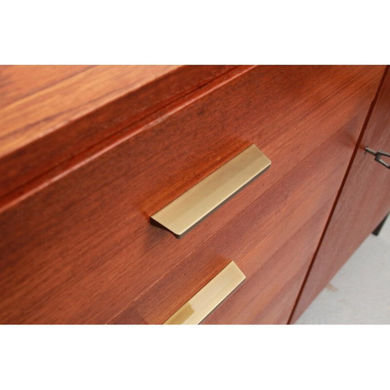 Image 1 of Buffet vintage en teck et métal, 1960