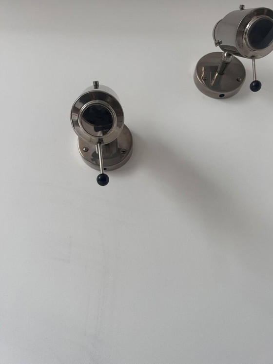 Image 1 of 2X Appliques Zodiac Par Jacques Biny Pour Lita - 1965