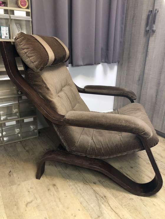 Image 1 of Fauteuil Vintage Design - 1970s - Coja Style - Velvet Rib