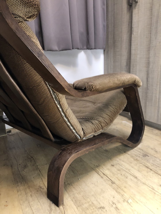 Image 1 of Fauteuil Vintage Design - 1970s - Coja Style - Velvet Rib