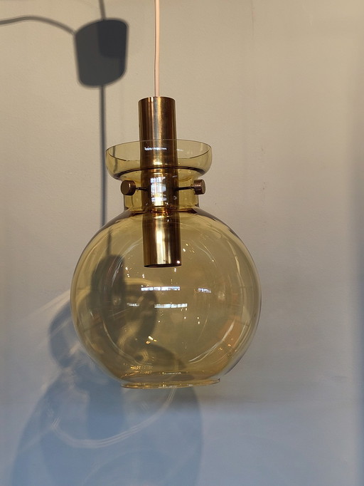 Lampe suspendue Glashutte Limburg Gold