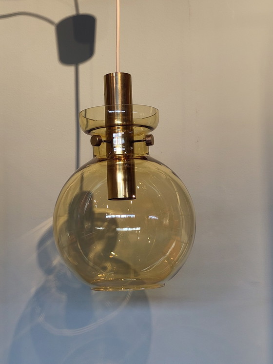 Image 1 of Lampe suspendue Glashutte Limburg Gold