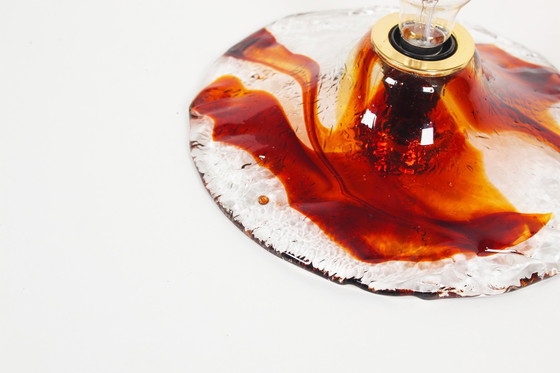 Image 1 of 1X Lampes murales en verre de Murano 'Donut' Vintage Rare By La Murrina