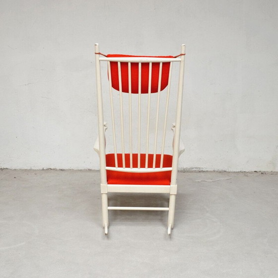 Image 1 of Vintage Rocking chair Isabella Suède 1960s