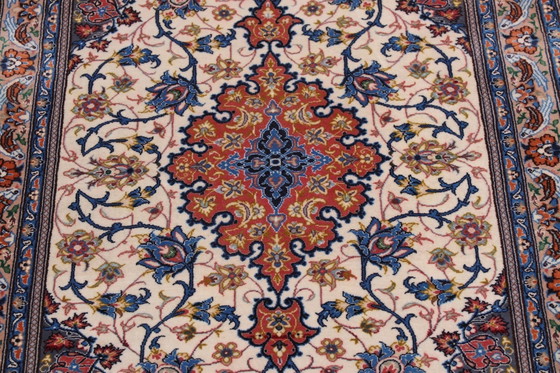 Image 1 of Silk Foundation Isfahan Masterpiece Carpet - Laine et soie fines