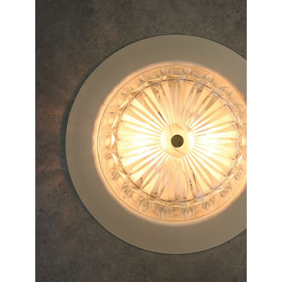 Image 1 of Plafonnier vintage en cristal