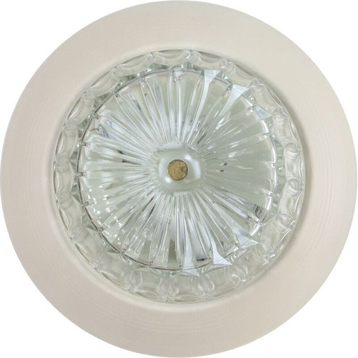 Plafonnier vintage en cristal