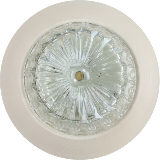 Image 1 of Plafonnier vintage en cristal