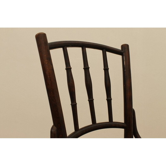 Image 1 of Chaise vintage en hêtre de Thonet, Tchécoslovaquie, années 1930