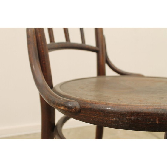 Image 1 of Chaise vintage en hêtre de Thonet, Tchécoslovaquie, années 1930