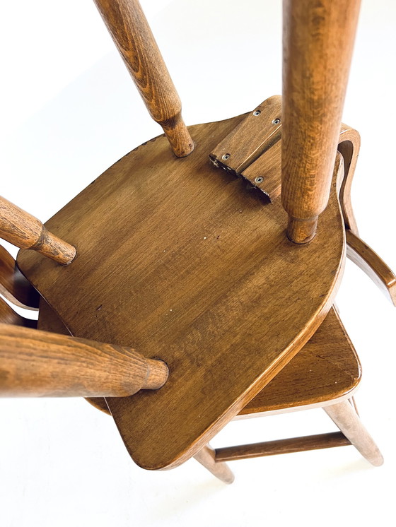 Image 1 of 4X Tabouret de bar brutaliste années 60