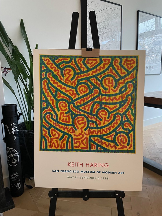 Image 1 of Keith Haring (1958-1990), Sans titre 1998, Musée d'art moderne de San Francisco