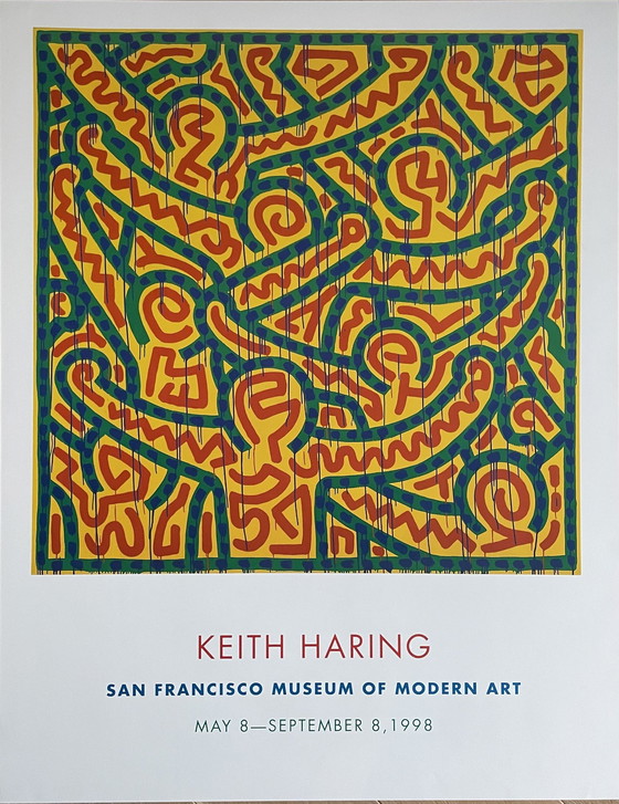 Image 1 of Keith Haring (1958-1990), Sans titre 1998, Musée d'art moderne de San Francisco